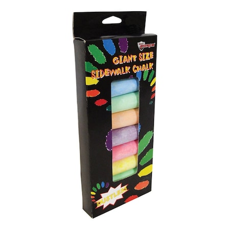 Diamond Visions Max Force Assorted Sidewalk Chalk, 196PK DI6993